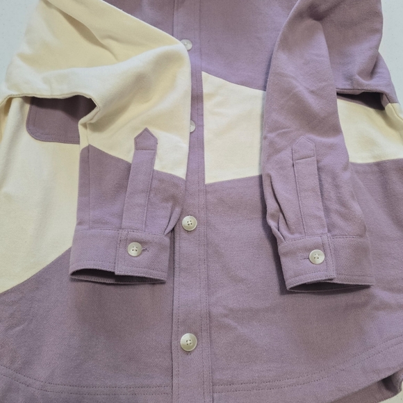 Wondery Arriva Purple Button Up Shirt Jacket Women's Small Outdoor - Picture 6 of 11